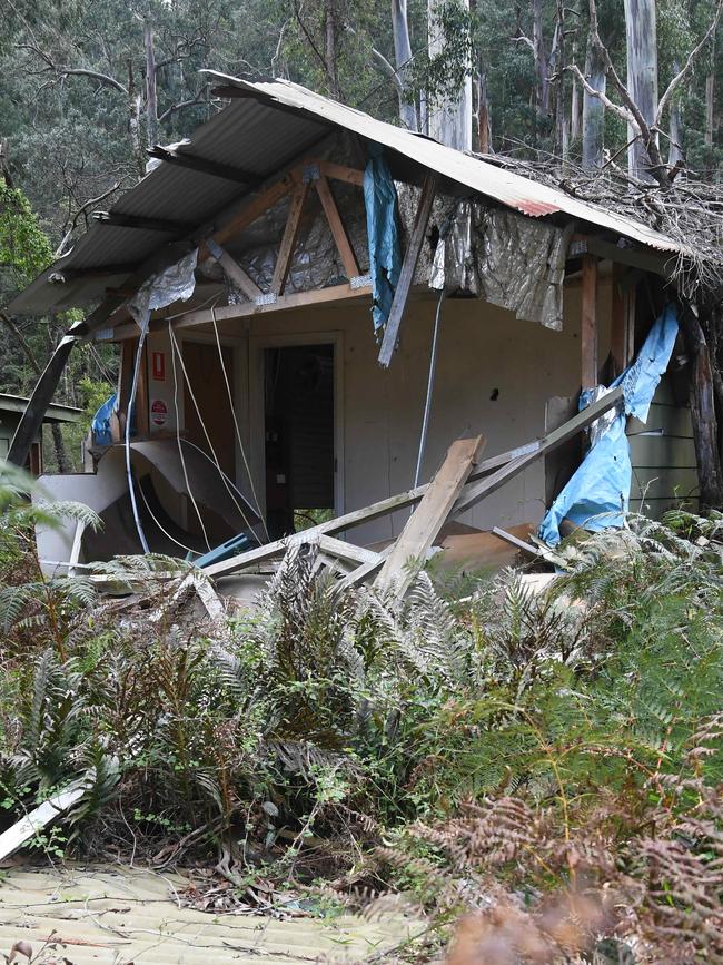 More damage leftover from the 2016 storms. Picture: James Ross