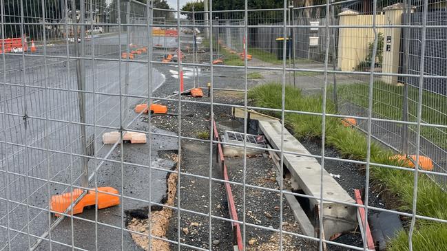 Pedestrians find it difficult to cross the road here. Picture: Contributed