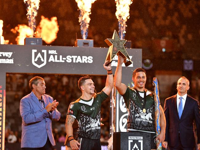 The New Zealand Maori beat the Indigenous All Stars in this year's annual fixture. Credit: NRL Images.