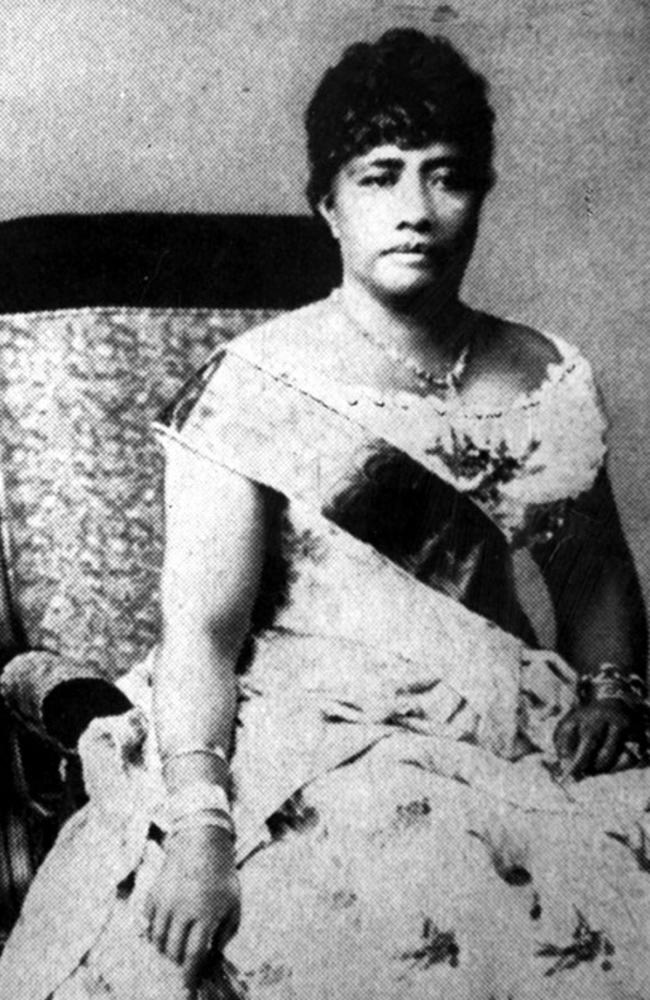 An undated picture of Queen Liliuokalani (1838-1917).