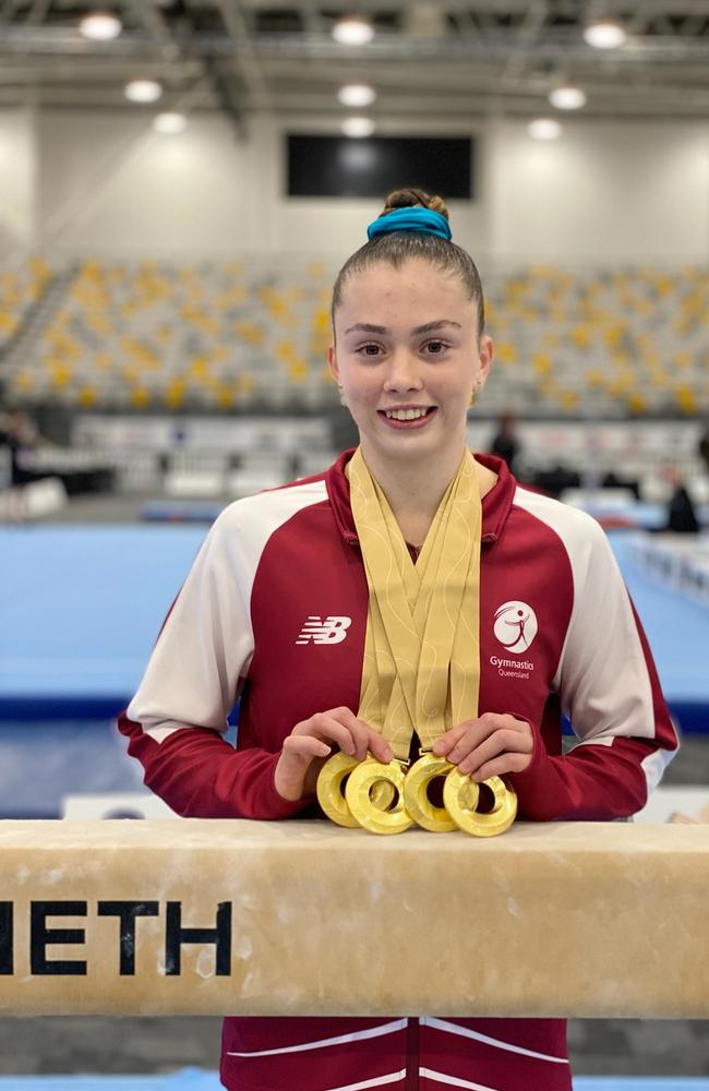 Jorja Gunther, Premier Gymnastics Gymnasts. Picture: Contributed