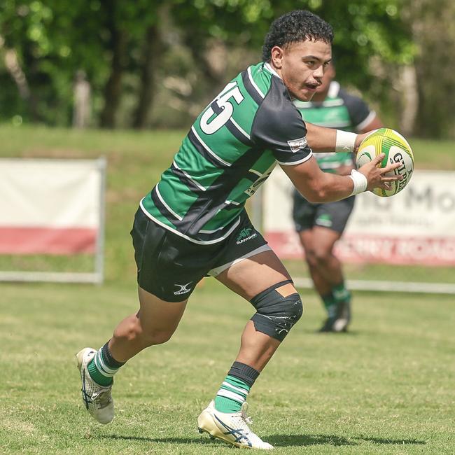 Hemi Hokianga as Surfers Paradise Dolphins host Queensland Premier Rugby club Sunnybank at Broadbeach Waters. Picture:Glenn Campbell