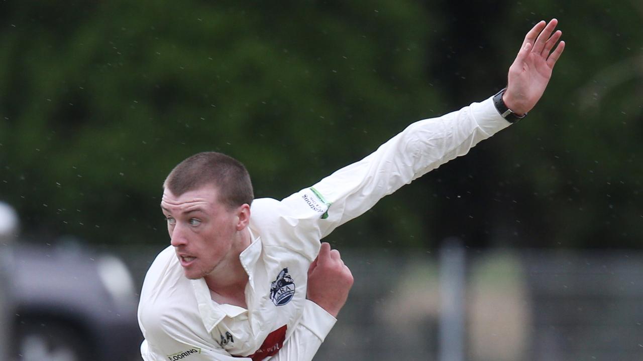 Lara’s Mitchell Heyward is fourth on the GCA2 bowling aggregate. Picture: Mark Wilson