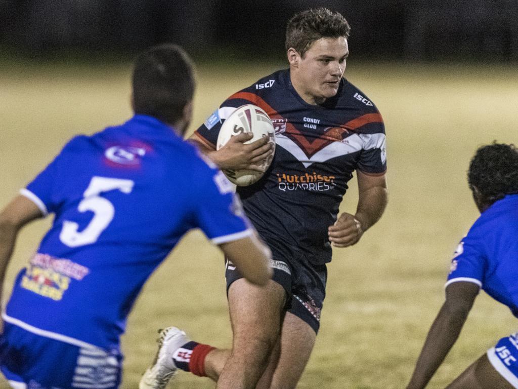 Jordyn Hogden for Warwick against Newtown in TRL A grade round 10 rugby league at Jack Martin Centre, Saturday, June 19, 2021. Picture: Kevin Farmer