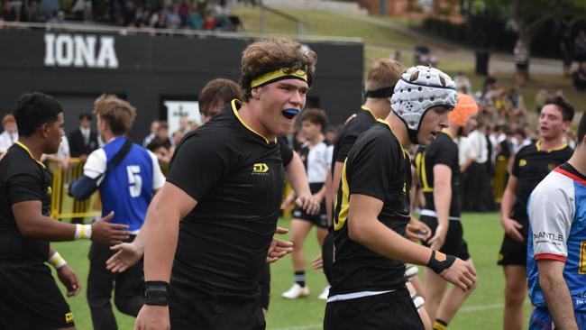 AIC First XV rugby between Iona College and St Laurence’s College. Saturday April 29, 2023. Picture, Nick Tucker.