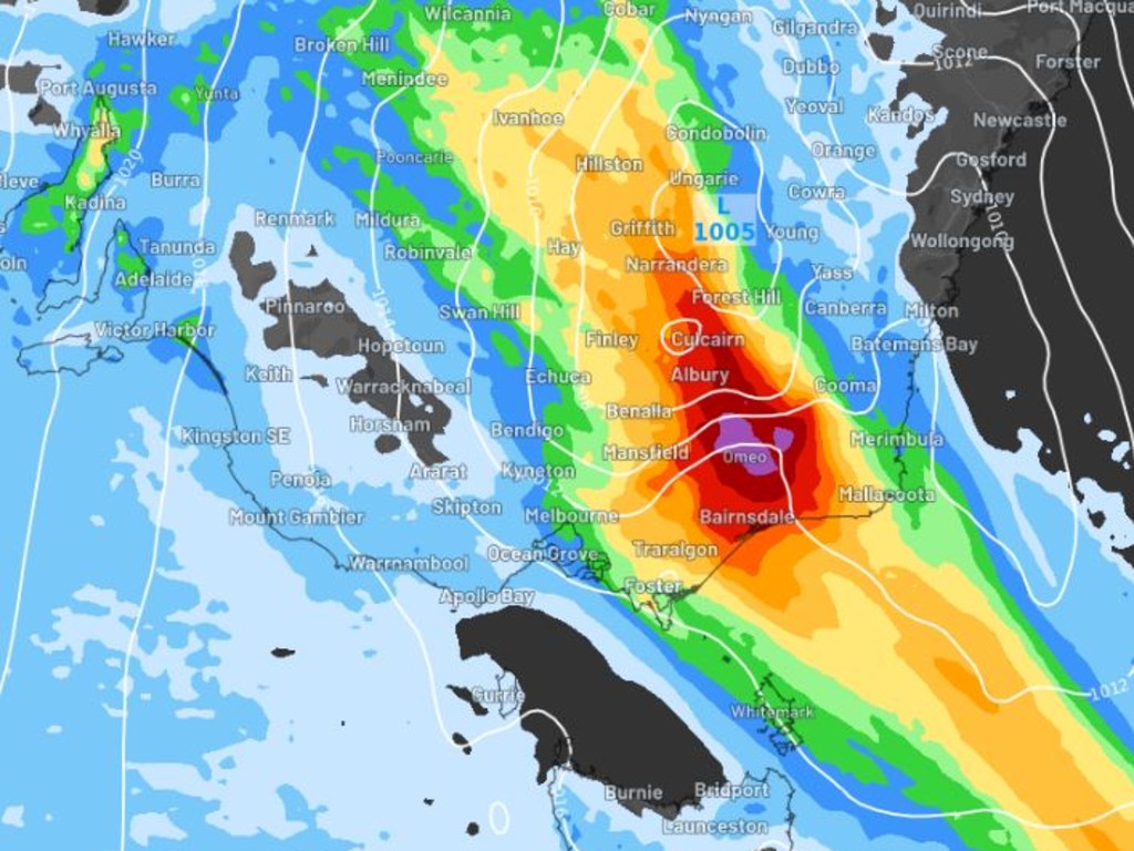 Rain is expected to be the heaviest in Victoria’s east on Wednesday. Photo: Weatherzone