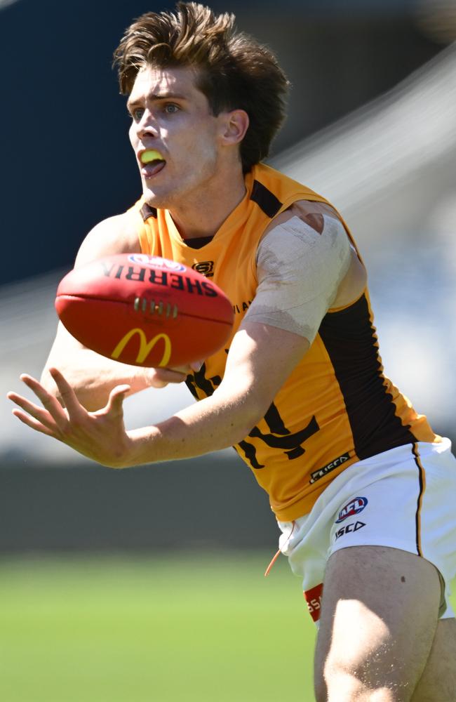 Will Day has had a full pre-season and the Hawks will hope he’s a big part of another finals push. Picture: Quinn Rooney/Getty Images.