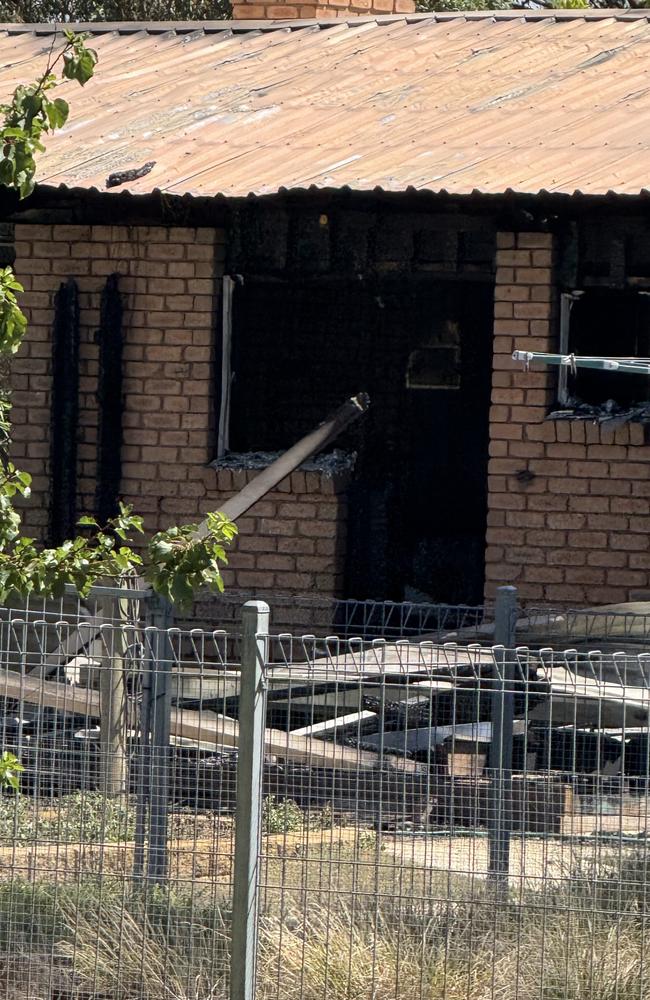 Neighbours heard two explosions about 3am, before the house went up in flames. Picture: Supplied.