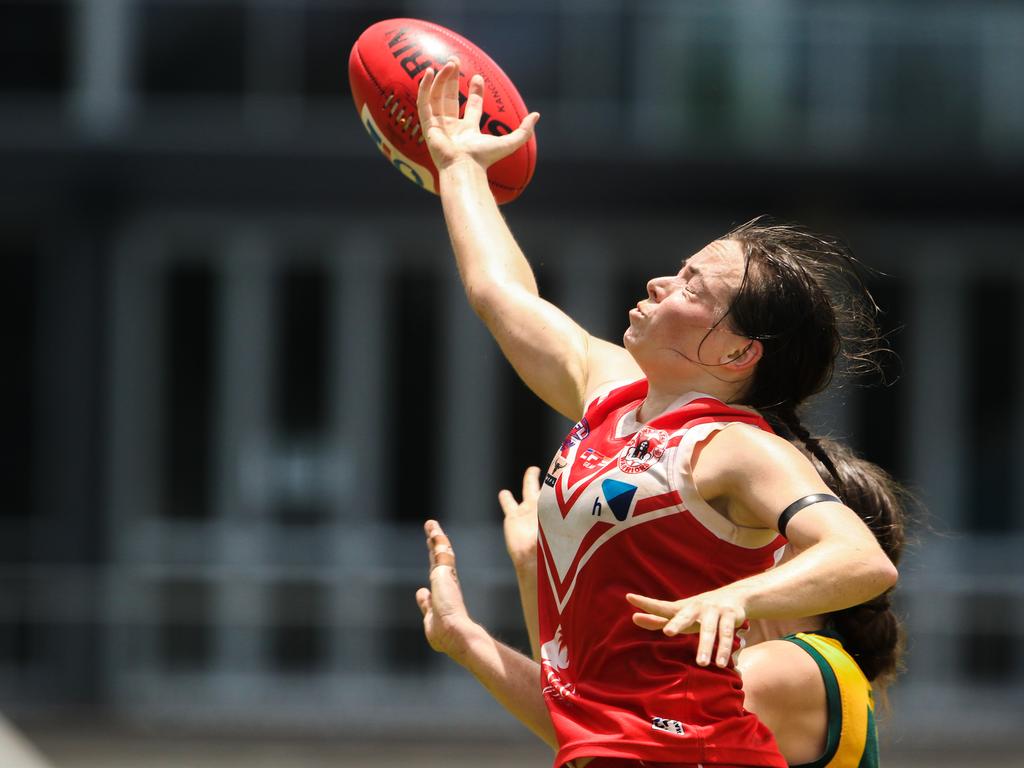 Tahs Bronte Gaynor In the Women's semi final between PINT and Waratah. at TIO Stadium. Picture: Glenn Campbell