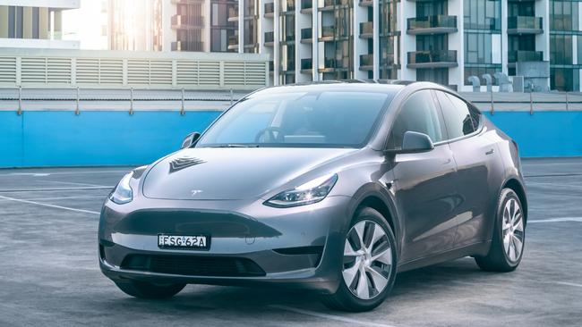 Tesla’s Model Y is expected to become the number one selling EV in Australia. Picture: Thomas Wielecki.