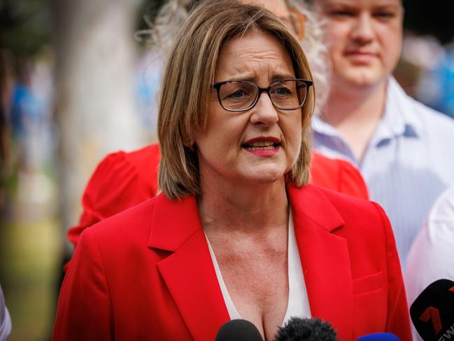 Victorian Premier Jacinta Allan has apologised to victims of crime. Picture: Nadir Kinani