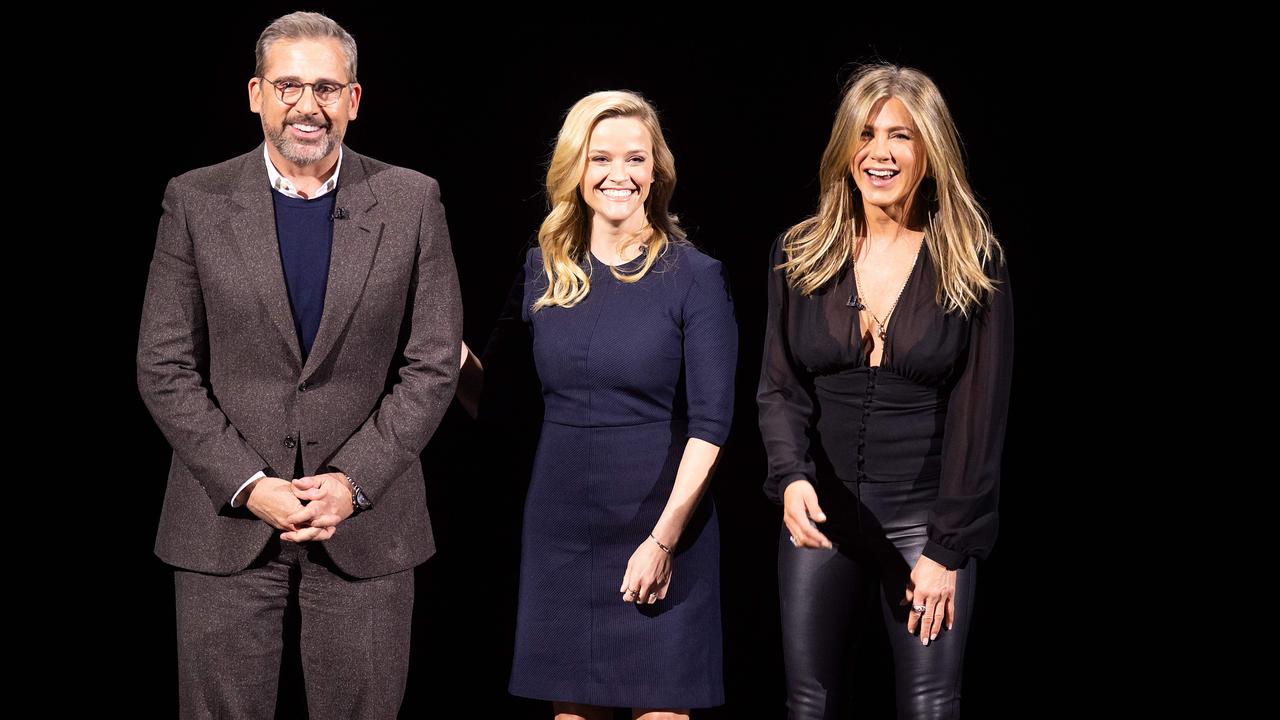 Steve Carell, Reese Witherspoon and Jennifer Aniston will star in one of the new shows. Photo by Noah Berger / AFP