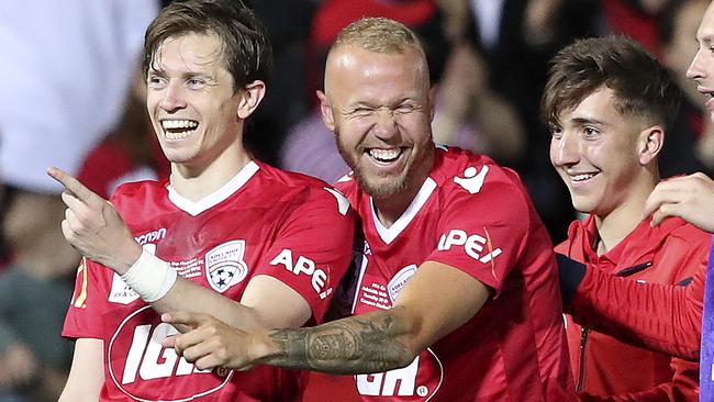 SCraig Goodwin was the star as Adelaide won their second FFA Cup title