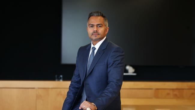 Stockland, led by Tarun Gupta, has warned that strong market conditions will moderate as interest rates rise. Picture: Jane Dempster/The Australian