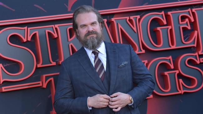 US actor David Harbour attending Netflix's Stranger Things 3 premiere at Santa Monica High School, California on June 28, 2019. Picture: Chris Delmas/AFP.