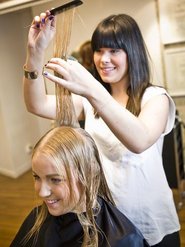 Half of hairdressing apprentices complete their qualification. Picture: iStock