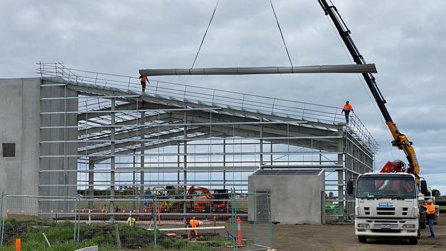 Australian Dairy Nutritionals Group has been building a new infant formula plant at Camperdown which is expected to be completed by June.