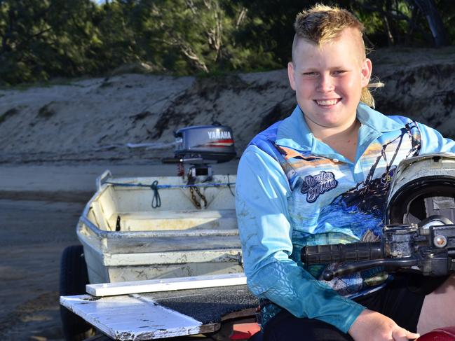 Jack Archibald, 12, came to the rescue of four stranded backpackers on Monday night at Alva Beach.