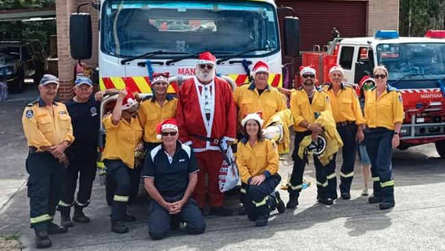 The late Gary Barton’s Christmas role was so popular with local kids he became known as ‘Santa’ all year round. Picture: Manyana RFS