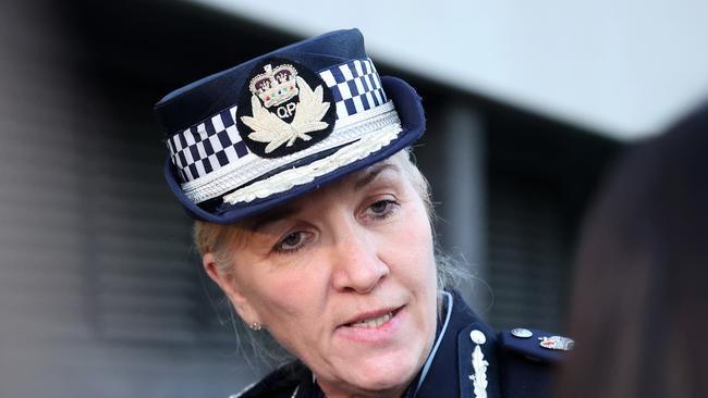 Police Commissioner Katarina Carroll at an earlier session of the Commission of Inquiry into Queensland Police Service Responses to Domestic Violence. Picture: Liam Kidston