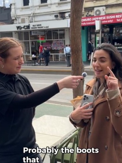 The young Aussie said she's claimed boots in the past. Picture: TikTok/myob