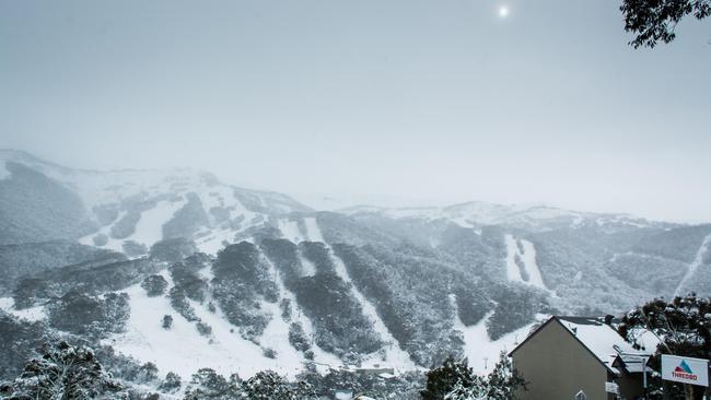 Thredbo has seen fresh and abundant snowfall overnight: The snow resort saw 25cm of fresh snow overnight. Picture: Supplied