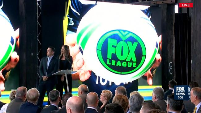 The biggest names in the NRL gathered for the Fox League launch on Tuesday morning.