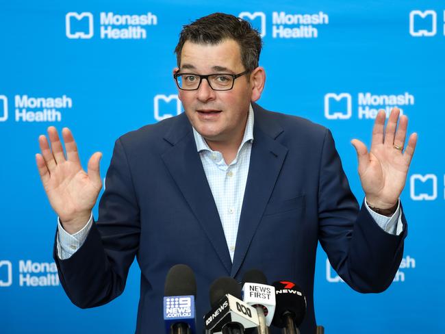 Don’t be fooled by Daniel Andrews’ political spin. Picture: Ian Currie