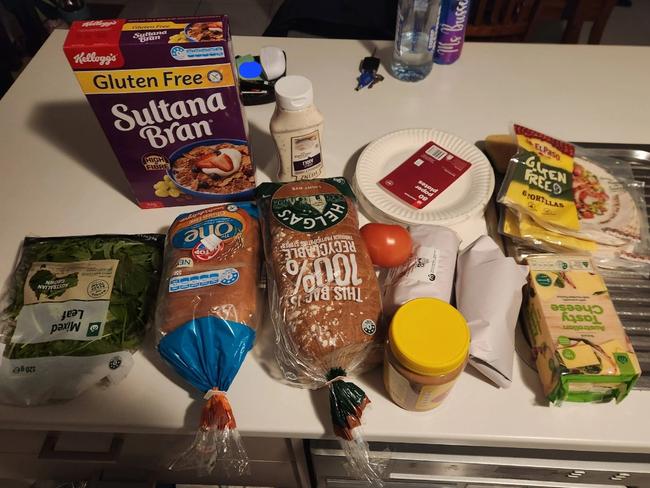 Shopper frustrated by $100 grocery shop. Picture: Reddit