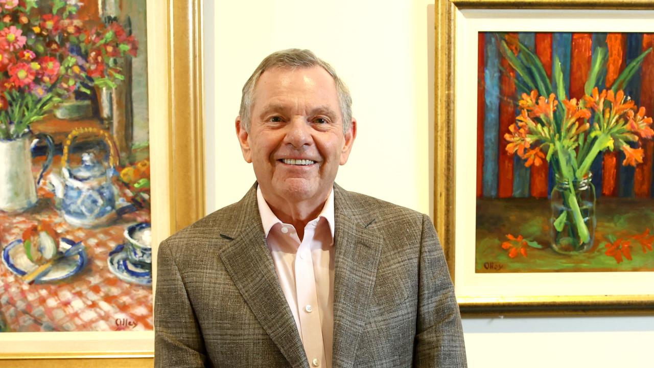 Philip Bacon at his gallery in Fortitude Valley. Picture: David Clark