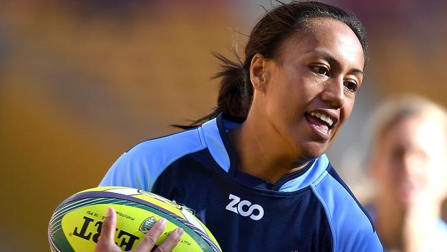 Chloe Leaupepe scored a double against RugbyWA. (Photo by Bradley Kanaris/Getty Images)