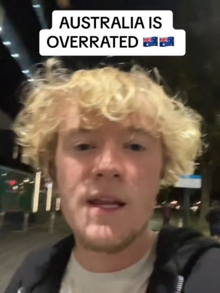 Two British travellers have claimed Australia is overrated. Picture: TikTok / @willsaffiliate