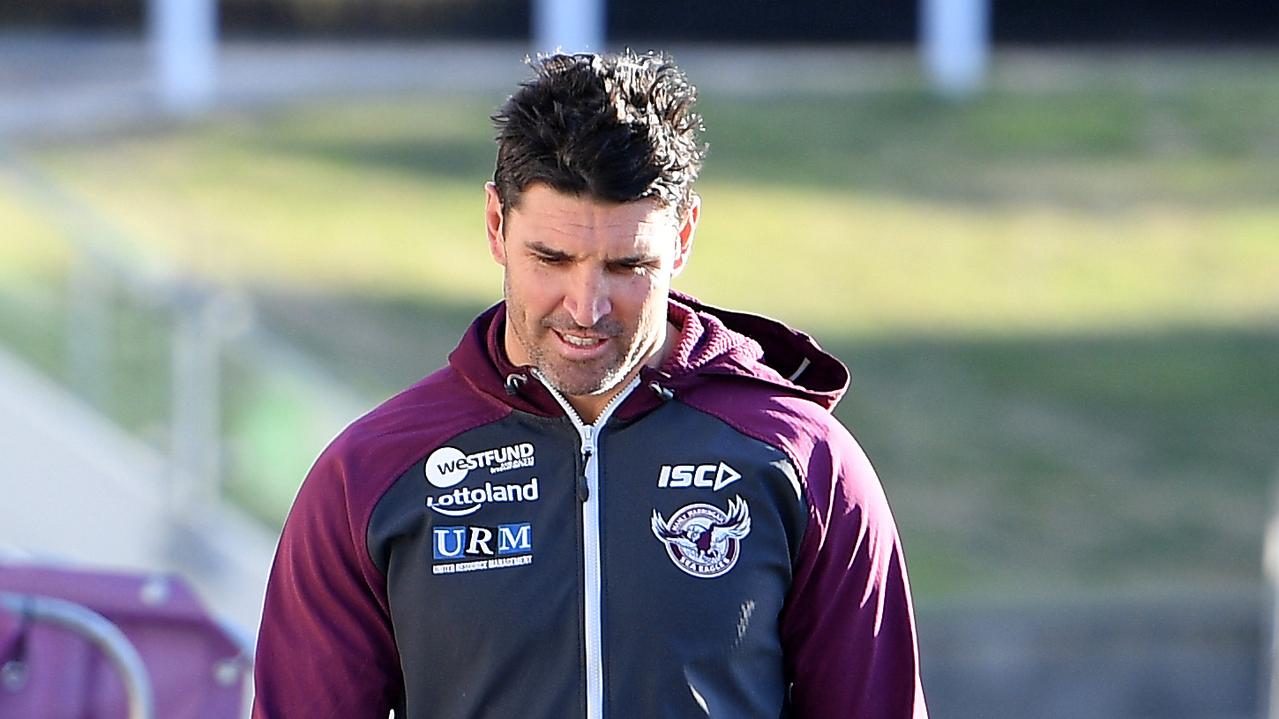 Sea Eagles coach Trent Barrett was a no show for the first day of pre-season training.