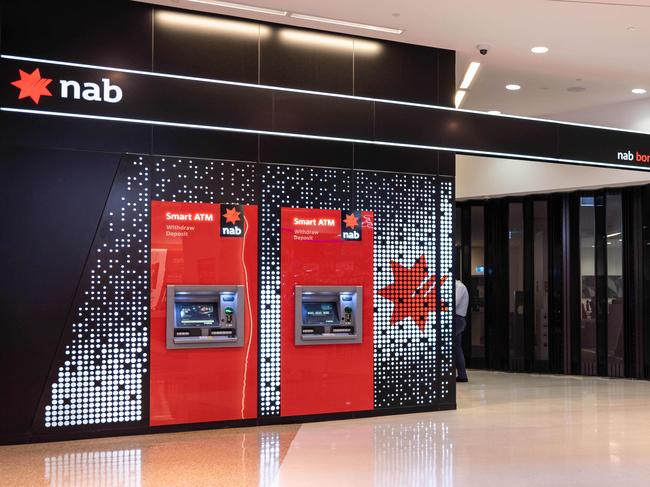 SYDNEY, AUSTRALIA - NewsWire Photos June 17, 2021: The NAB branch in Westfield Bondi which is closed today after being listed as a COVID-19 exposure site, Sydney. Picture: NCA NewsWire