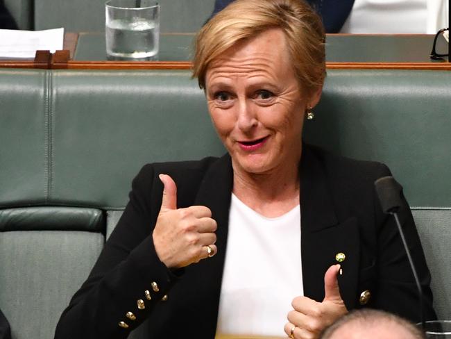 Liberal member for Higgins Katie Allen during Question Time in the House of Representatives at Parliament House in Canberra, Wednesday, October 16, 2019. (AAP Image/Mick Tsikas) NO ARCHIVING