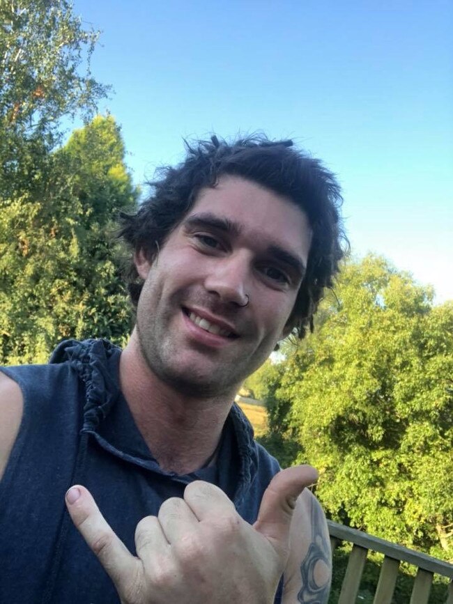 Jarrod Davies, 27, who was found dead in the River Derwent at Hobart. Picture: SUPPLIED