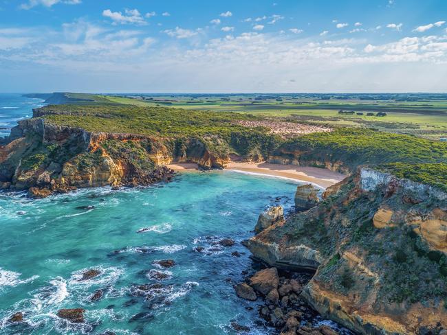 ESCAPE:  Childers Cove is one of the hidden gems of Great Ocean Road in Australia Picture: Istock