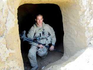 Sapper David Wood while on his second tour of Afghanistan in 2012. Picture: Contributed