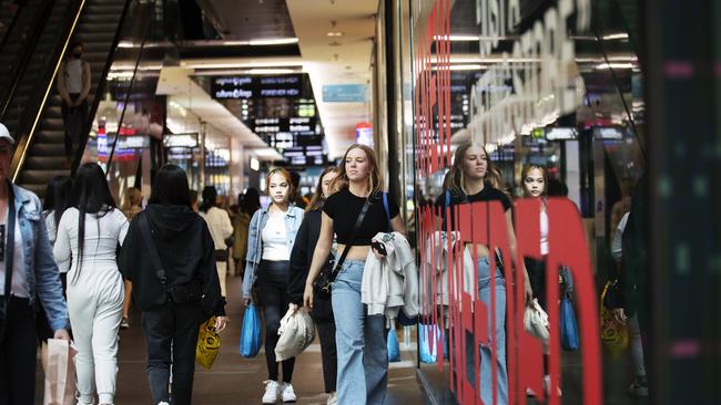 A slowing economy is expected to pressure retail sales next year. Picture: NCA NewsWire / Nikki Short