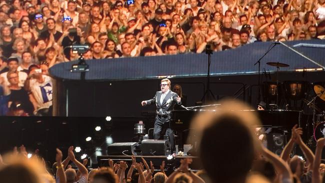 John performed to more than 530,000 fans on the tour. Picture: Supplied.