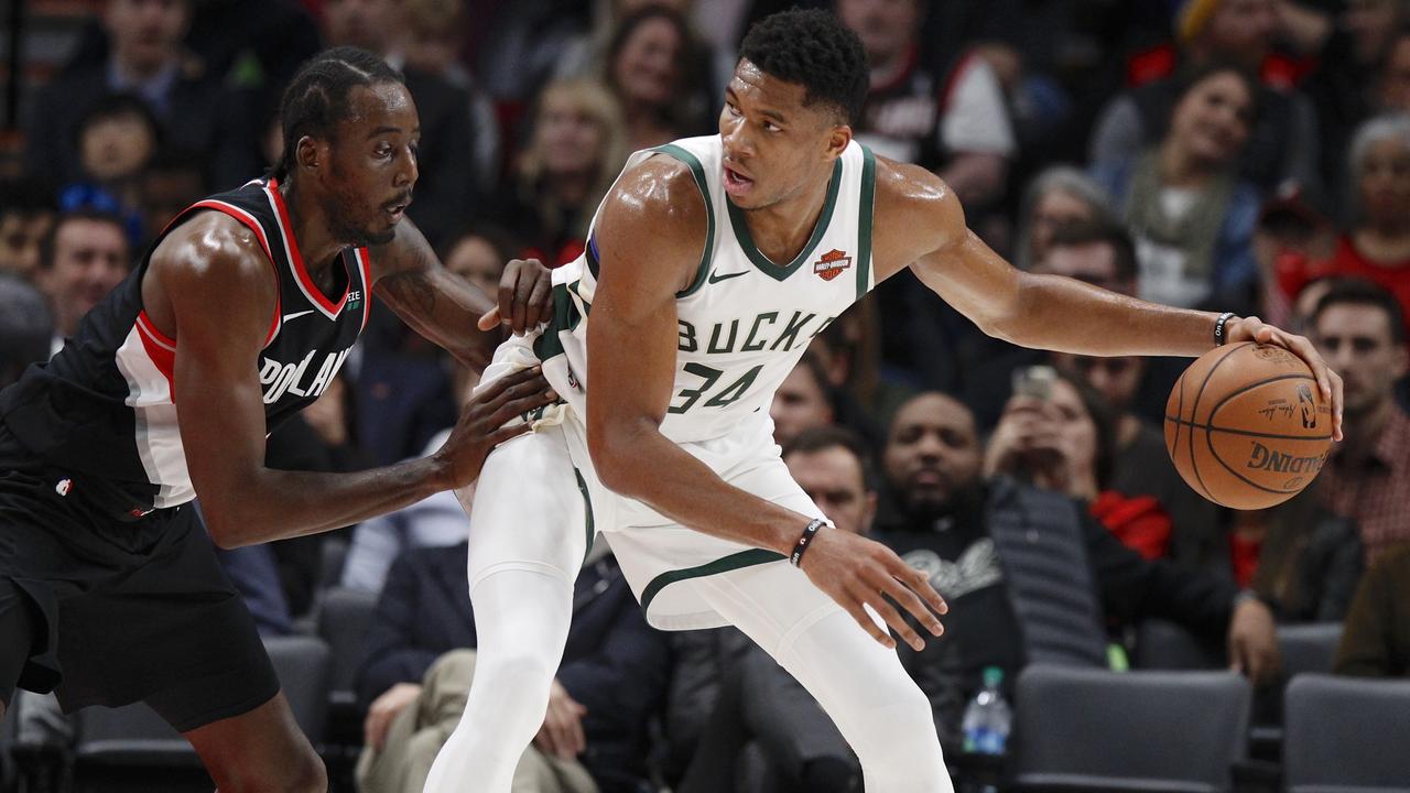 Giannis Antetokounmpo and Milwaukee copped their second loss of the season on Wednesday. (AP Photo/Steve Dipaola)