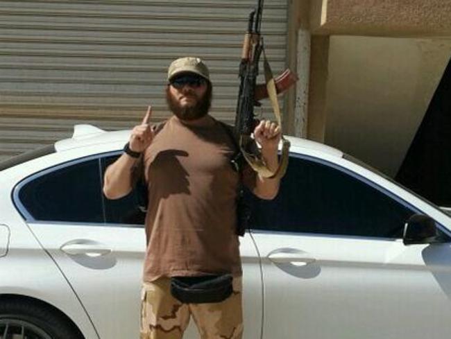 Khaled Sharrouf posing with an AK-47 in an undisclosed location within Iraq / Picture: Twitter