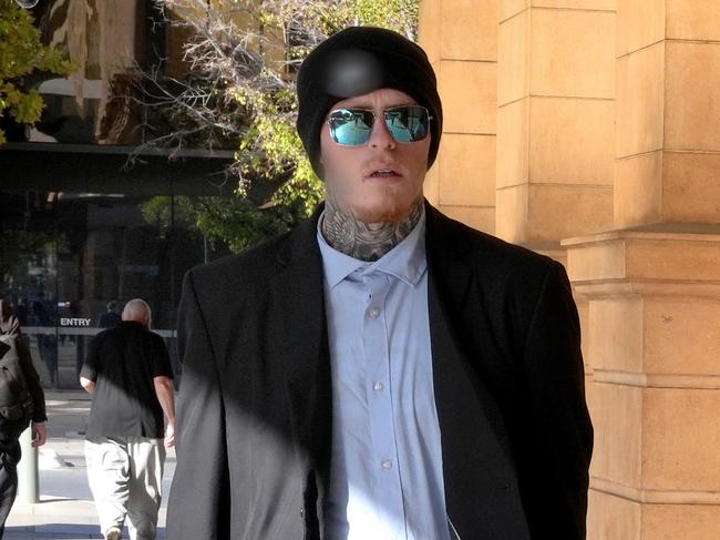 Starr Cahill and Brodie Tull arriving at the District Court where they are facing charges of criminal neglect. 30 April 2025. Picture: Dean Martin