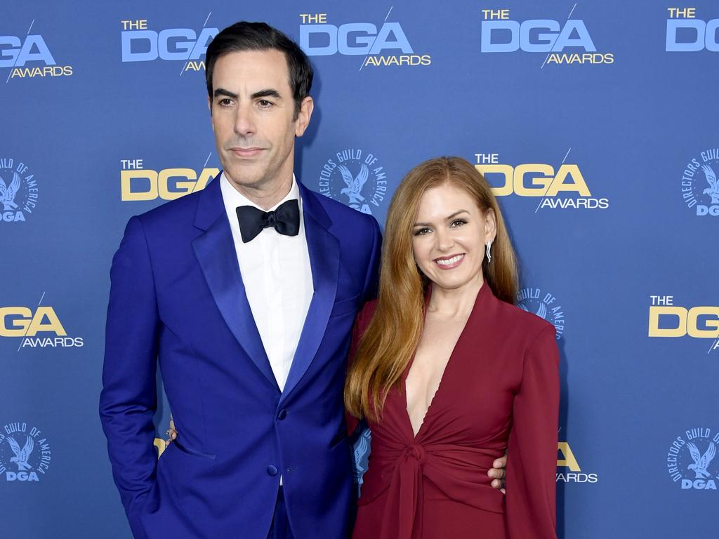 Isla Fisher consulted a lawyer two years ago ahead of a split from Sacha Baron Cohen, it’s been claimed. Picture: Getty Images