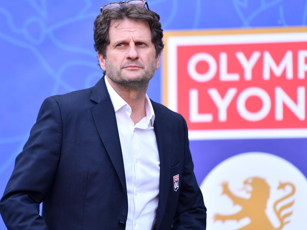 Joe Montemurro said that it wasn’t easy leaving Lyon. Picture: Franco Arland – UEFA/UEFA via Getty Images
