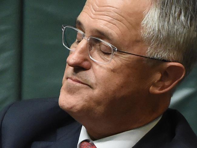 Negative territory ... voter satisfaction with Mr Turnbull’s performance as PM has fallen to 39 per cent. Picture: AAP