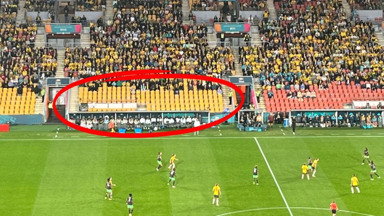 Shocking image from Matildas clash