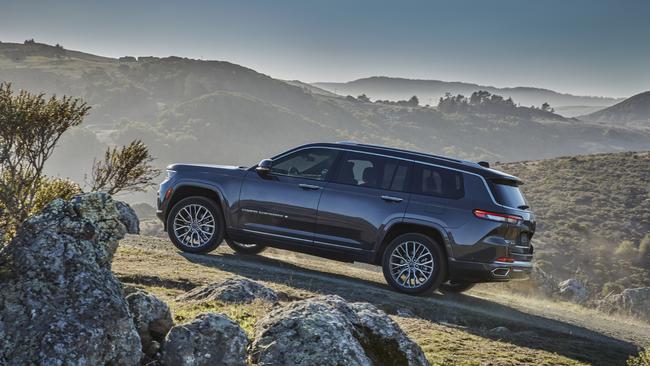 Prices for the new seven seat Grand Cherokee L start at $82,250. (overseas model shown)