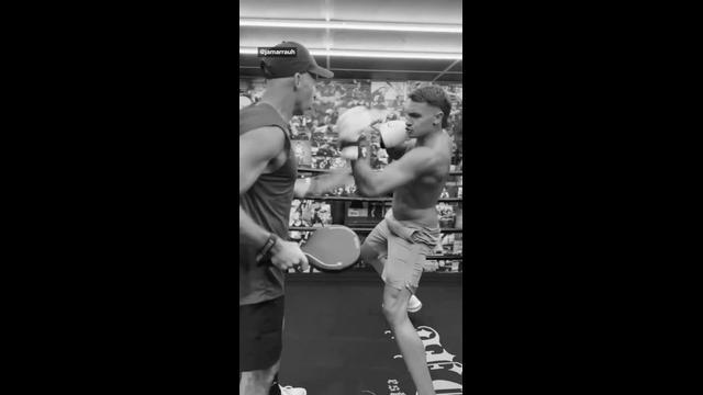 Jamarra Ugle-Hagan shares videos from private workouts