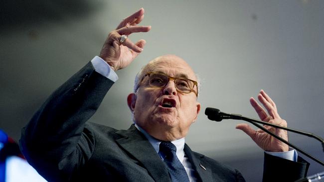 ‘In service to the facts’: Rudy Giuliani. Picture: AP